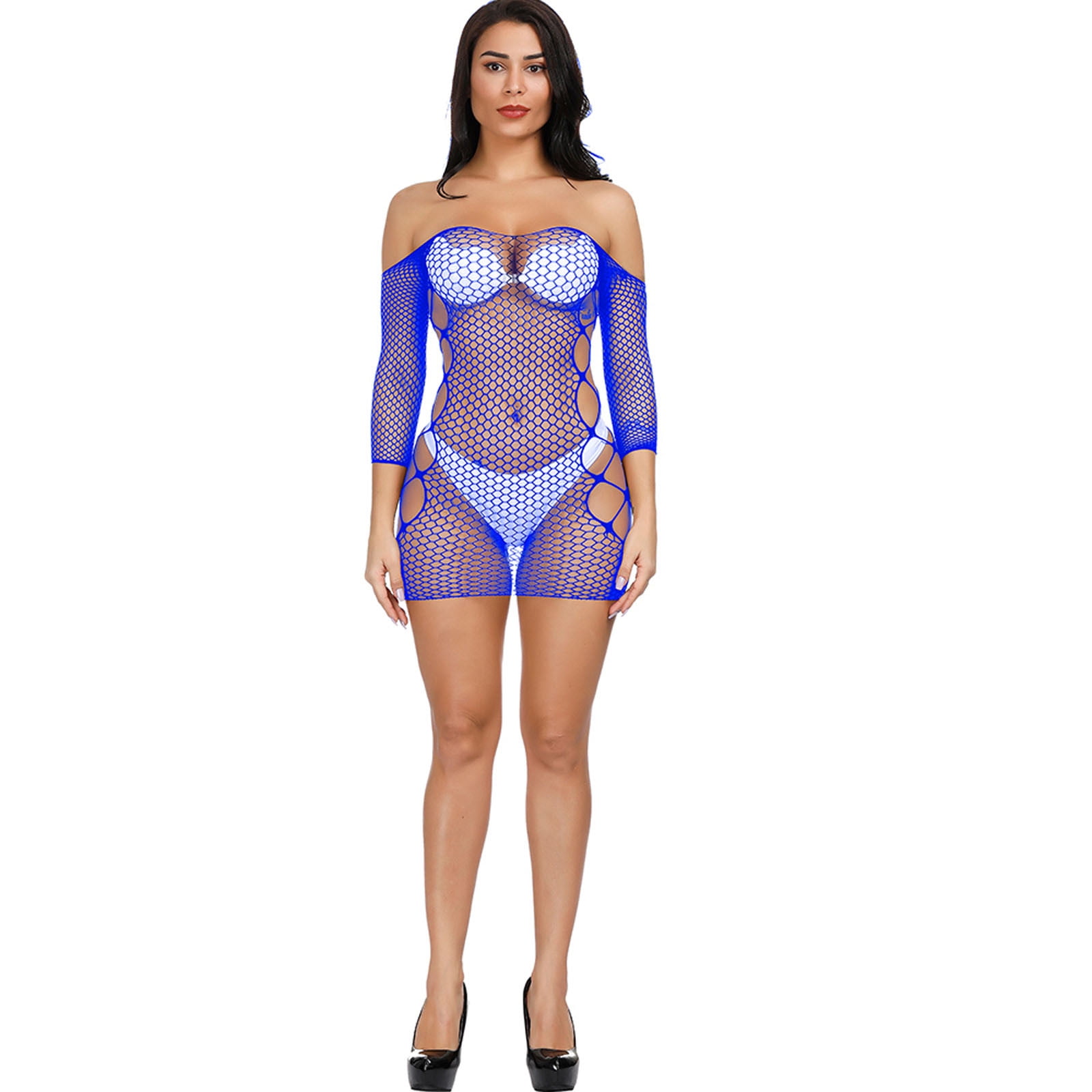 Cute sexy lingerie transparent pajamas