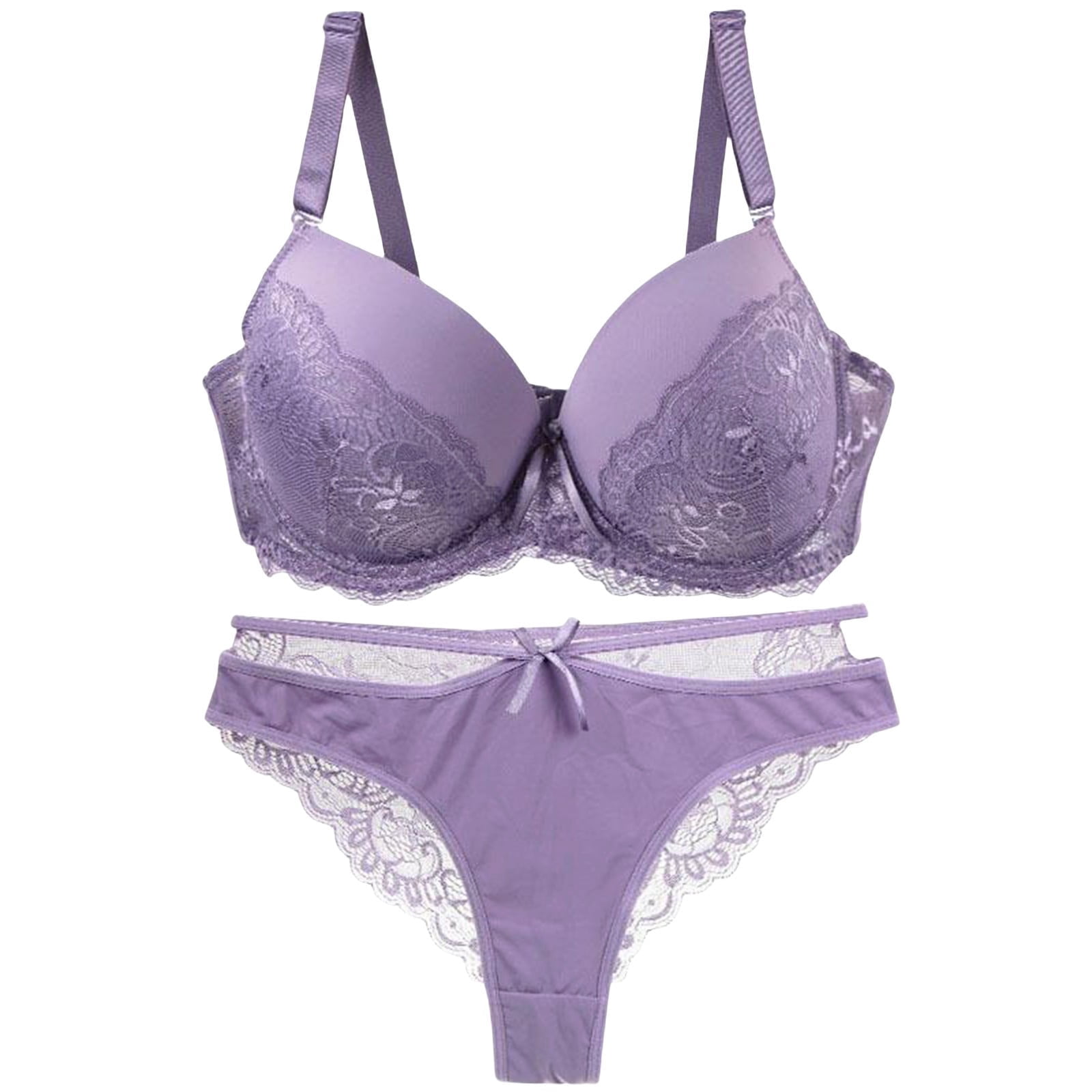 Set Cropped Bralette Sheer Bra Underwear and Bra Set Everyday Bra ...