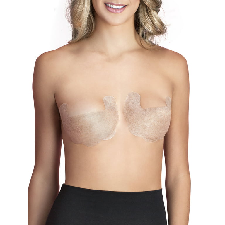 Lingerie Solutions Women's Disposable Adhesive Backless Strapless Body Bra  Nude