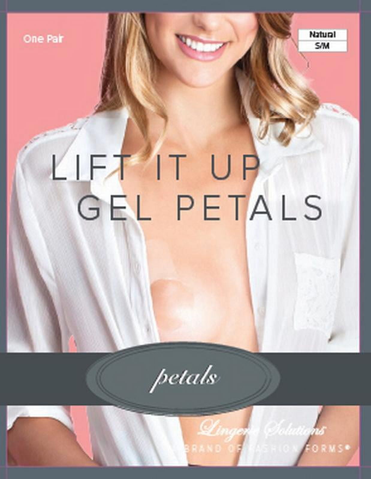 Fashion Forms Women's Lift It Up Gel Petals Silicone Nipple Covers