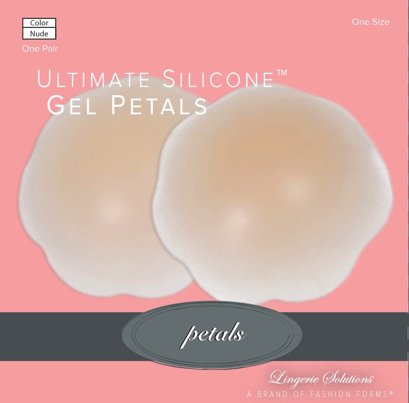 Fashion Forms Women's Reusable Gel Breast Petals Nude