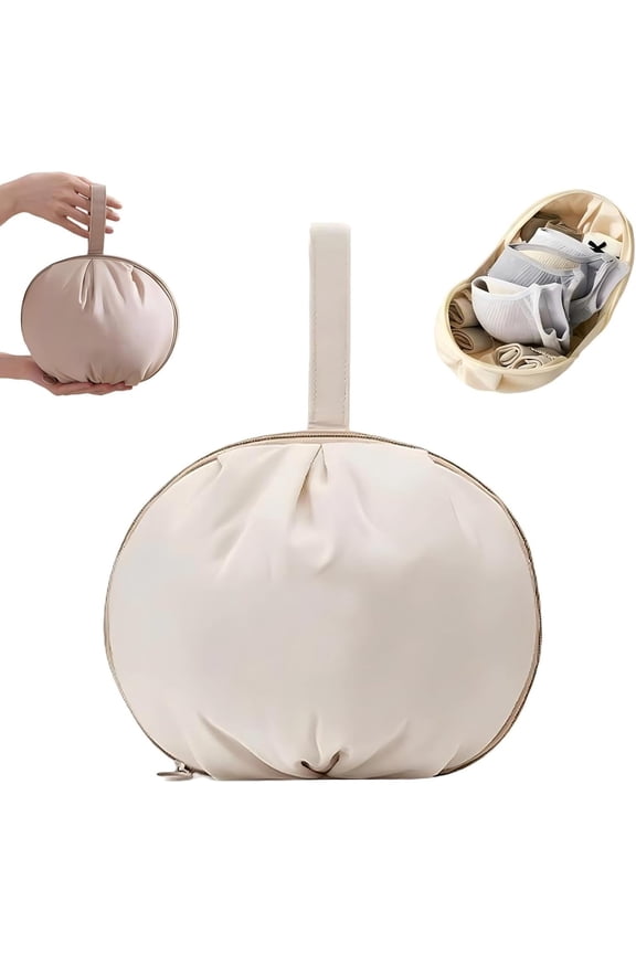 Lingerie Storage Bag Set, Water-Resistant Polyester Travel Underwear Organizer, Durable Bra Storage Case, for Business Trips, Gym, and Vacation.
