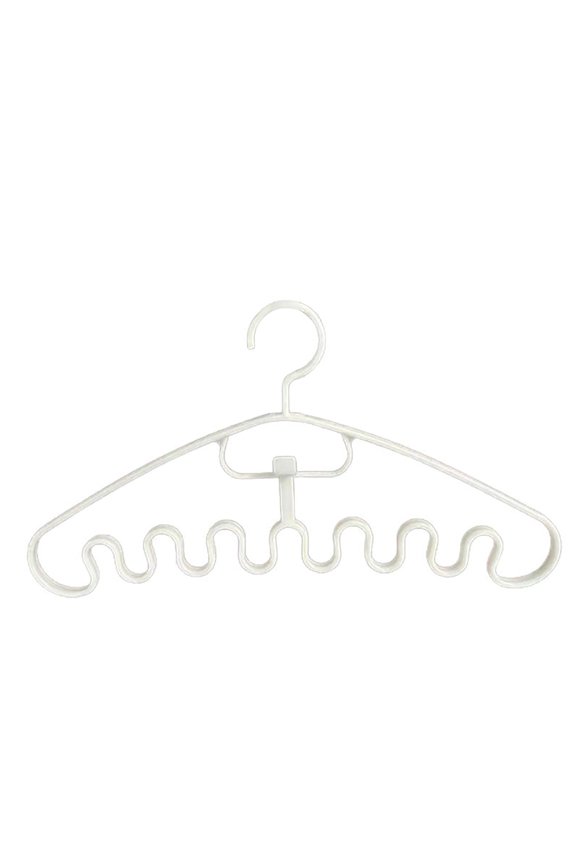 Lingerie Suspenders Scarf Wavy Hanger, Pattern Hanger Multifunctional Sorcery Pattern Stackable Hanger 8 Slots Non Slip Stackable Savers Closet Organization Hangers for Bra Top Camisole