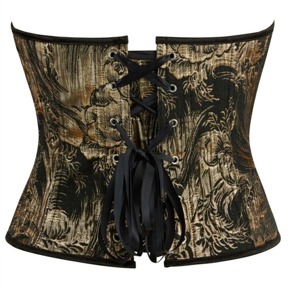 for Women Bodice Tops for Daily Wear and Outfits Seamless Comfort with Stylish Print Design Womenâs Bustier Bandeau Corset Shapewear for All Seasons Black M