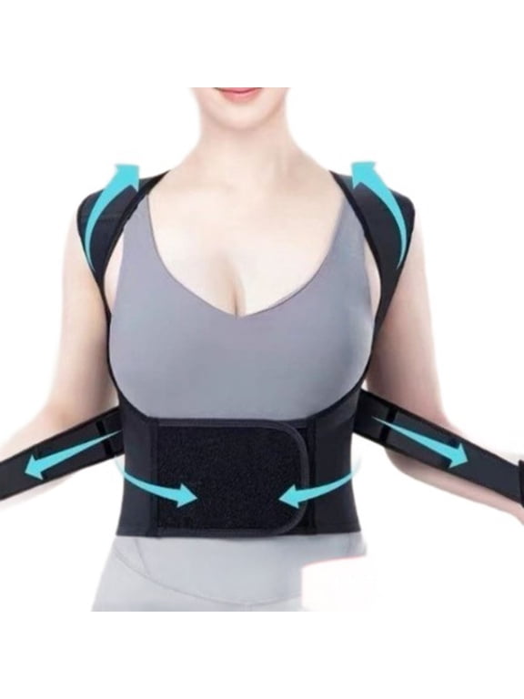 for Women Body Shaping Underwear for Home and Leisure with Back Support and Adjustable Posture Trainer for Neck and Shoulder Alignment Black XS