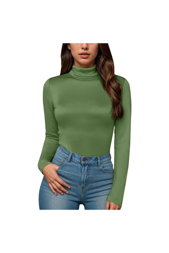Lingerie for Women High Neck Slim Fit Shaping Bodysuit Underwear For Control And Seamless Contouring Green S