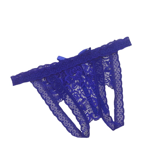 Lingerie for Women Lace Sensuality Crotchless Hollow Underpant Underwear Babydoll Breathable Panties