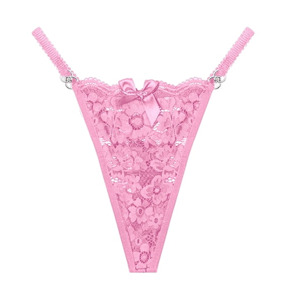 Lingerie for Women Lace String Thongs Thong Traceless Underwear Babydoll Breathable Panties