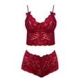 thumbnail image 1 of Lingerie for Women Lace Two Lace Women Lingerie Bra Underwear Sets Elegant Teddy Babydoll Dress for Women, 1 of 2