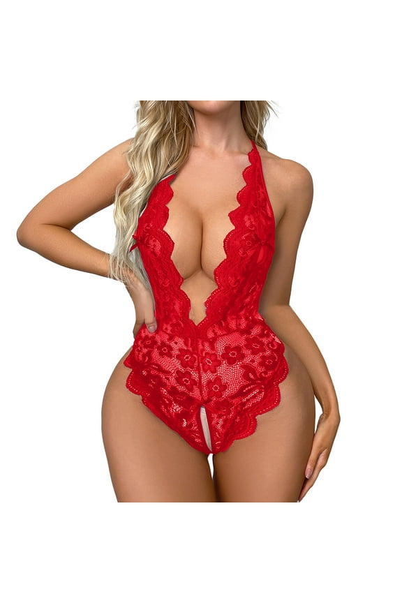Lingerie for Women Lace Women Bodysuit Crotchless Bodysuit Bridal Lingerie for Women