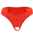 thumbnail image 1 of Lingerie for Women Mens Lingerie Micro Thong Bikini Front Hole Underwear G-string Underpants, 1 of 4