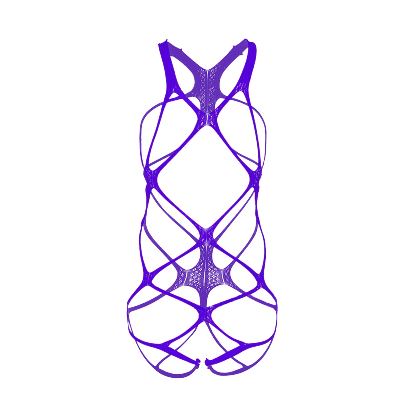 Lingerie for Women Naughty Fishing Bra Sexy Net Bikini Dress Underwear ...