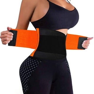  Synalrein Sweat Band Waist Trainer for Women Men Waist Trimmer Belt  Stomach Wraps Waste Trainers Plus Size Back Support Purple : Clothing,  Shoes & Jewelry