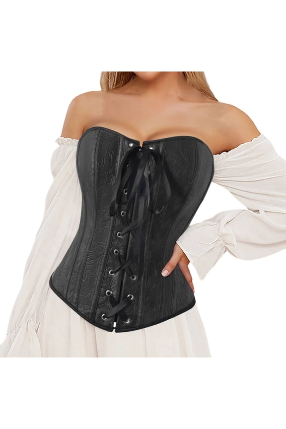 Lingerie for Women Shapewear Bodysculpting Top for Women Elegant Strapless Bustier with Short Length for Everyday Comfort and Formal Events Black M