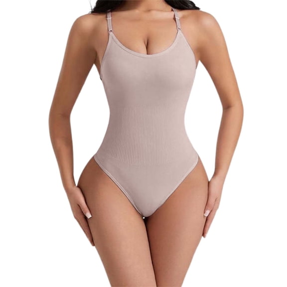 Lingerie for Women Shapewear Women’s Body Shaping Jumpsuit for Waist Cinching and Lifting Tight Fitting Bodysuit for Everyday and Resort Wear Brown M
