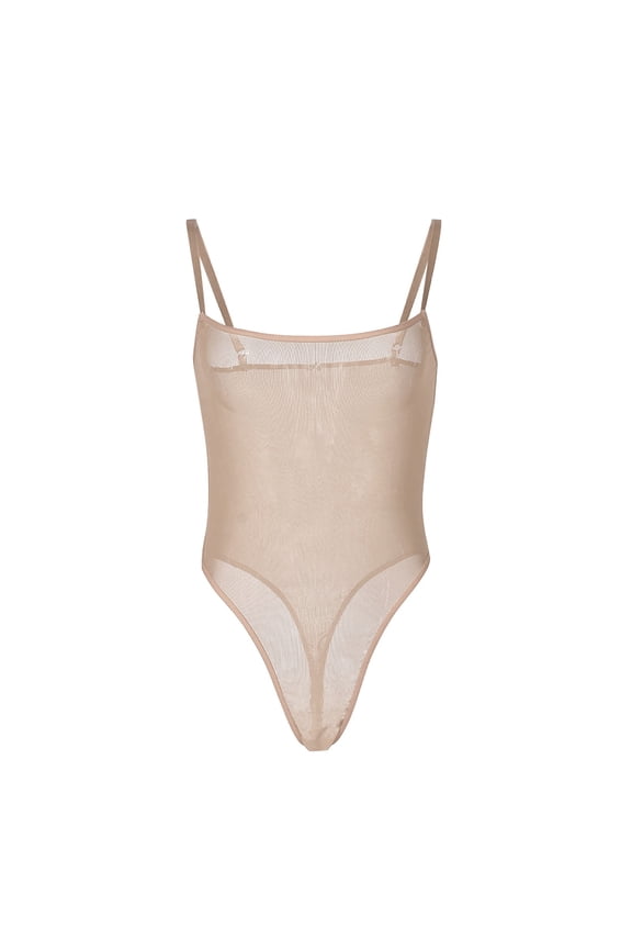 Lingerie for Women Sheer Mesh See Through Lingerie Sleeveless Mini Dress Chemise Bodysuit Breathable Comfortable Womens Mens underwear