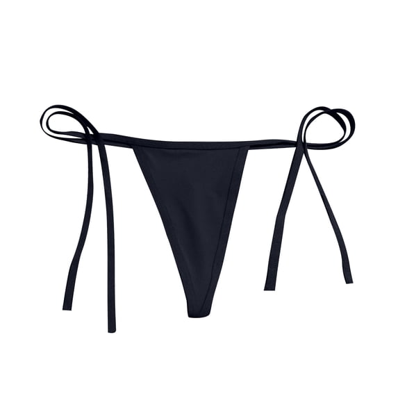Lingerie for Women Side Tie Lace Up Cotton Soft Seamless Thong Underwear Babydoll Breathable Panties