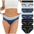 thumbnail image 1 of Lingerie for Women Solid Color Patchwork Briefs Panties Underwear Knickers Bikini Underpants Women's Lingerie Sleep Lounge, 1 of 3