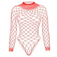 thumbnail image 1 of Lingerie for Women Underwear Net Suit Fishing Net Holes Hollowed Out Underwear Elegant Teddy Babydoll Dress for Women, 1 of 2