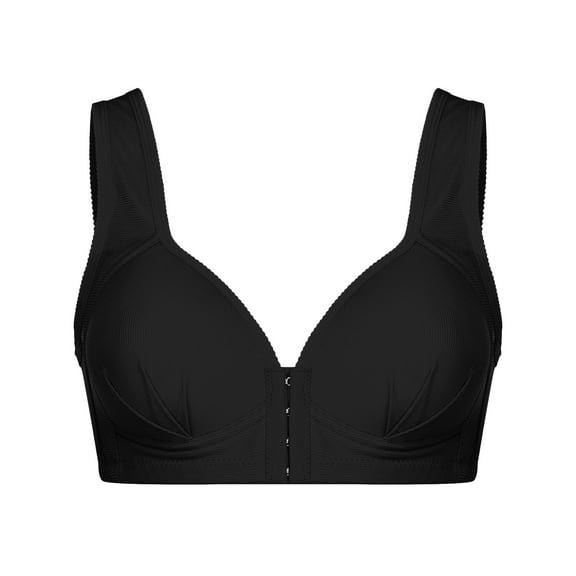 Lingerie for Womens Solid Bra Wire Free Underwear One-Piece Bra Everyday Underwear M-4XL