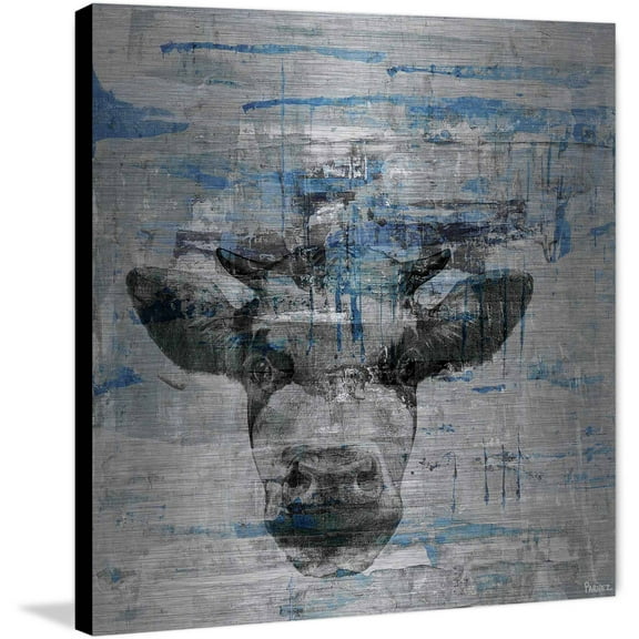 "Lingering Stare" Painting Print on Brushed Aluminum