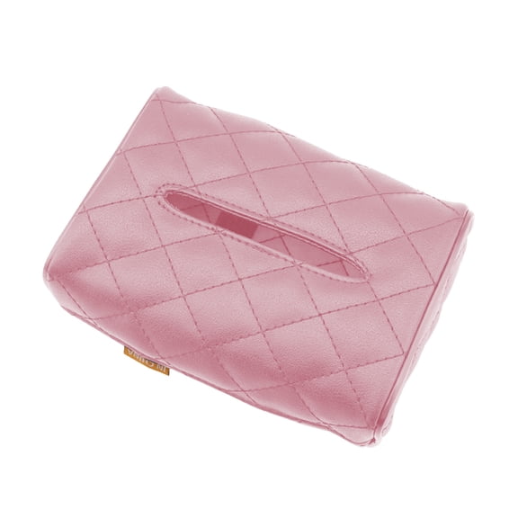 Lingge Leather Car Seat Back Tissue Holder - Durable & Stylish Automotive Accessory for Easy Tissue Access