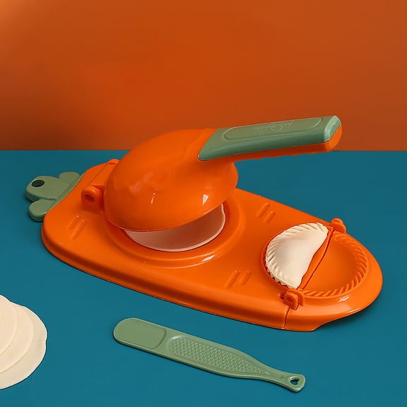 Lingouzi 2 In Dumplings Maker, Kitchen Dumpling Making Tool, Baking P??stry Manual Artifact For Pressing Dumpling Skin Wr??pper Mould Dough Press Make