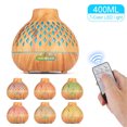 thumbnail image 1 of Lingouzi Air Humidifier,Wood Aromatherapy Machine,Light Change Air ARO-ma Diffuser,4 Timer,Quiet Home Bedroom USB Air Humidifier,Remote Control Replenishment Instrument, 1 of 7