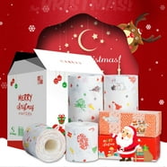 Renova Xmas Holiday Print Seasonal Kitchen Paper Towels, 3 Jumbo Rolls ...