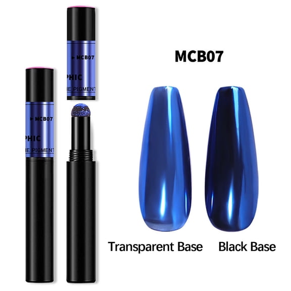 Lingouzi Chrome Air Cushion Nail Powder Pen Holographic Nails Powder With Mirror Effect