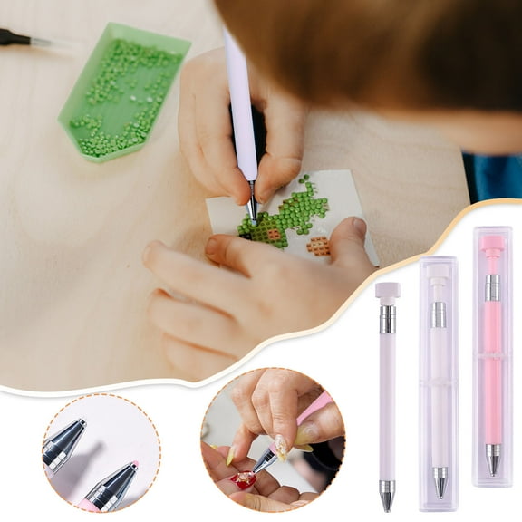 Lingouzi Diamond Drawing Sticky Pen With Adhesive Wax 5D Diamond Drawing Tools, Diamond Art Accessories