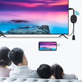 Lingouzi HDMI Display Adapter, TV Adapter for YouTube, Mobile Phone, Video Mirroring Receiver, Compatible for iOS Android Casting to TV, Projector, Monitor, Conference, Home Theater