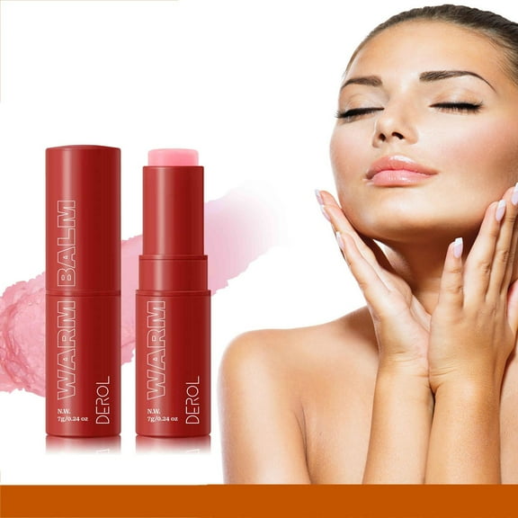 Lingouzi Peppermint Balm Stick, Cool Moisturizing Multi Balm Stick, Hydrate and Smooth Dry Skin for Face Eye Lip Neck Body, Facial Serum Stick Instant Wrinkle Care