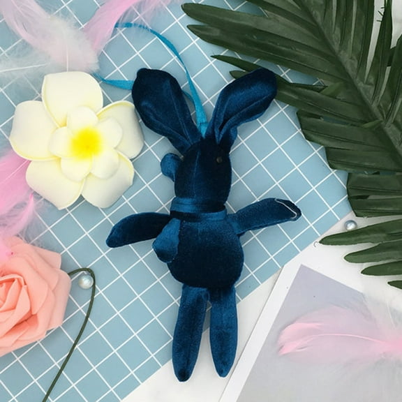 Lingouzi Plush Pendant Rabbit Doll Valentine's Day Pendant Flower Decoration Gift