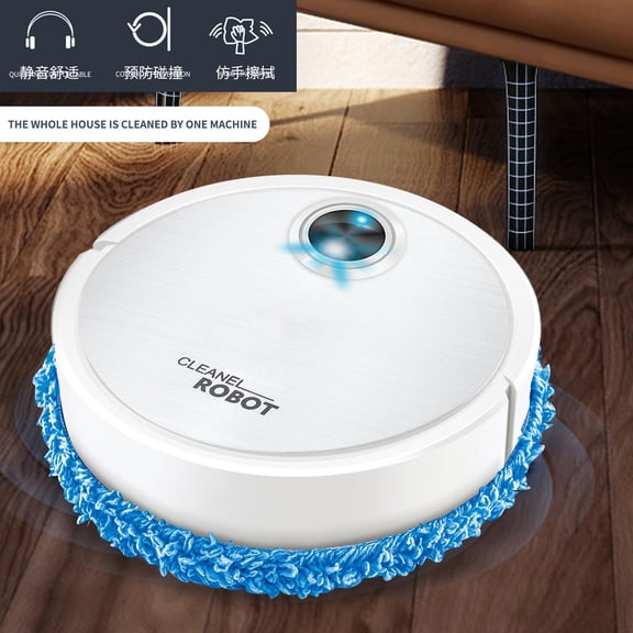 Lingouzi Robot Vacuum Automatic Plastic Multi Surface Pet Friendly Low Profile 200mAh White