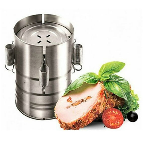 Lingouzi Round Shape Stainless Steel Ham Press Maker Machine Seafood Meat Poultry