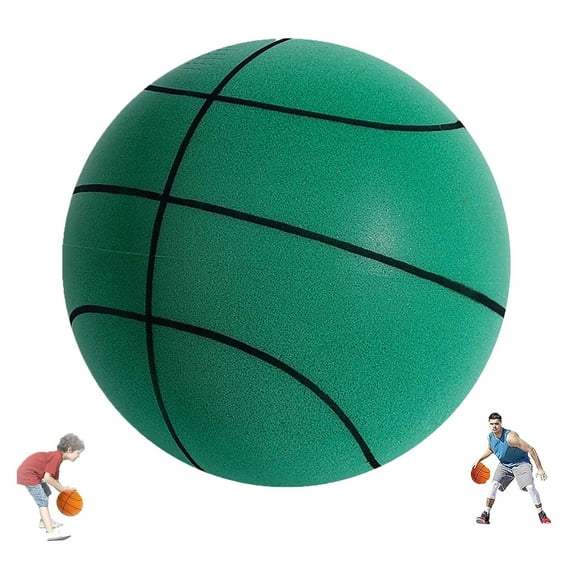 Lingouzi Silent Basketball, Quiet Basketball Indoor, Uncoated High-Density Foam Ball, Mute Basketball,high-Resilience,Safe, Soft, and Lightweight
