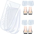 thumbnail image 1 of Lingsheng 3-Layers Adjustable Heel Wedge Insoles, Adhesive for Supination & Pronation, Bow Legs, Knee Pain, Foot Alignment, Clear, L (8-12 Women, 7.5-14 Men), 1 of 7