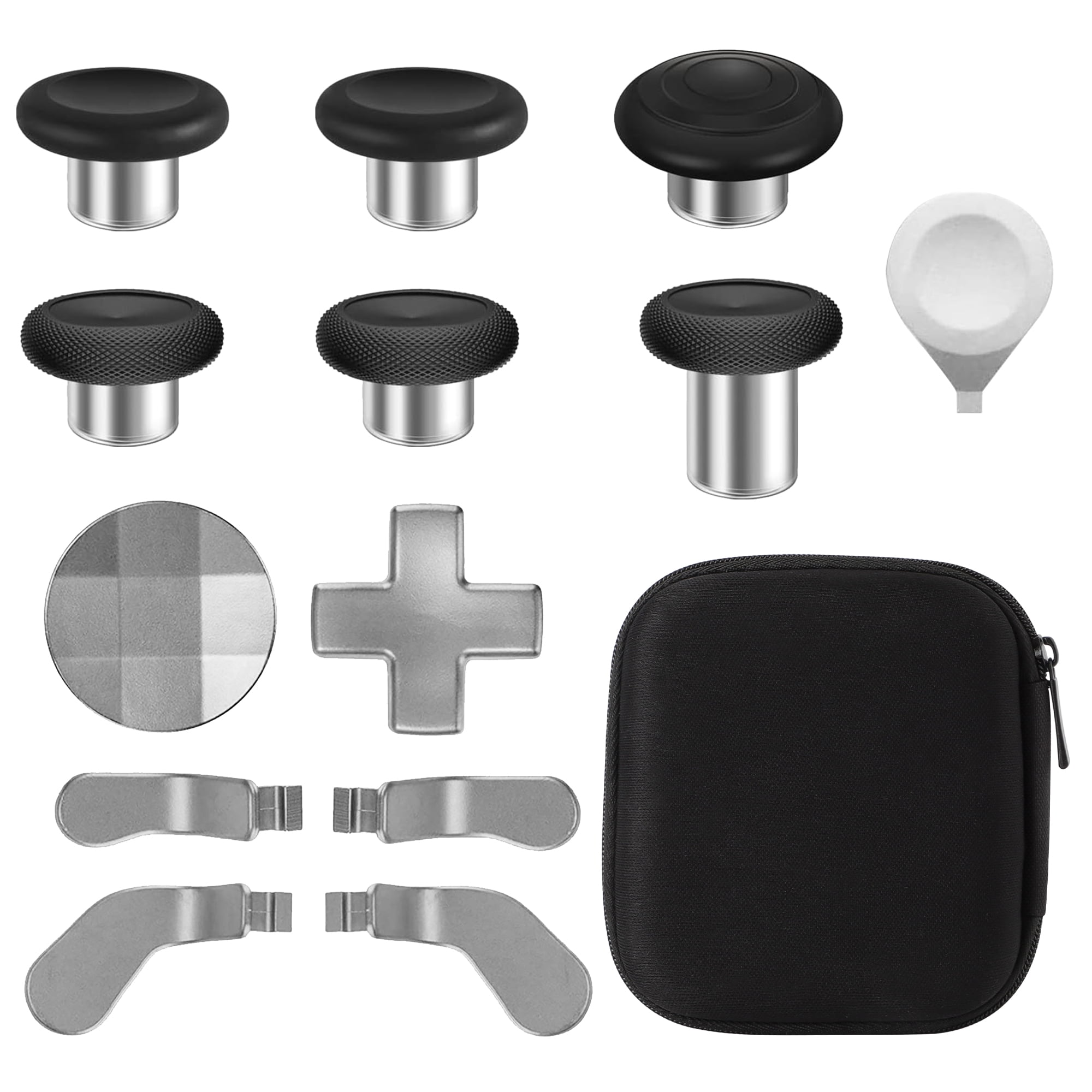 7-in-1 Thumbsticks Set Für PS4 Controller - Metall Daumengriffe & D-Pad Tasten