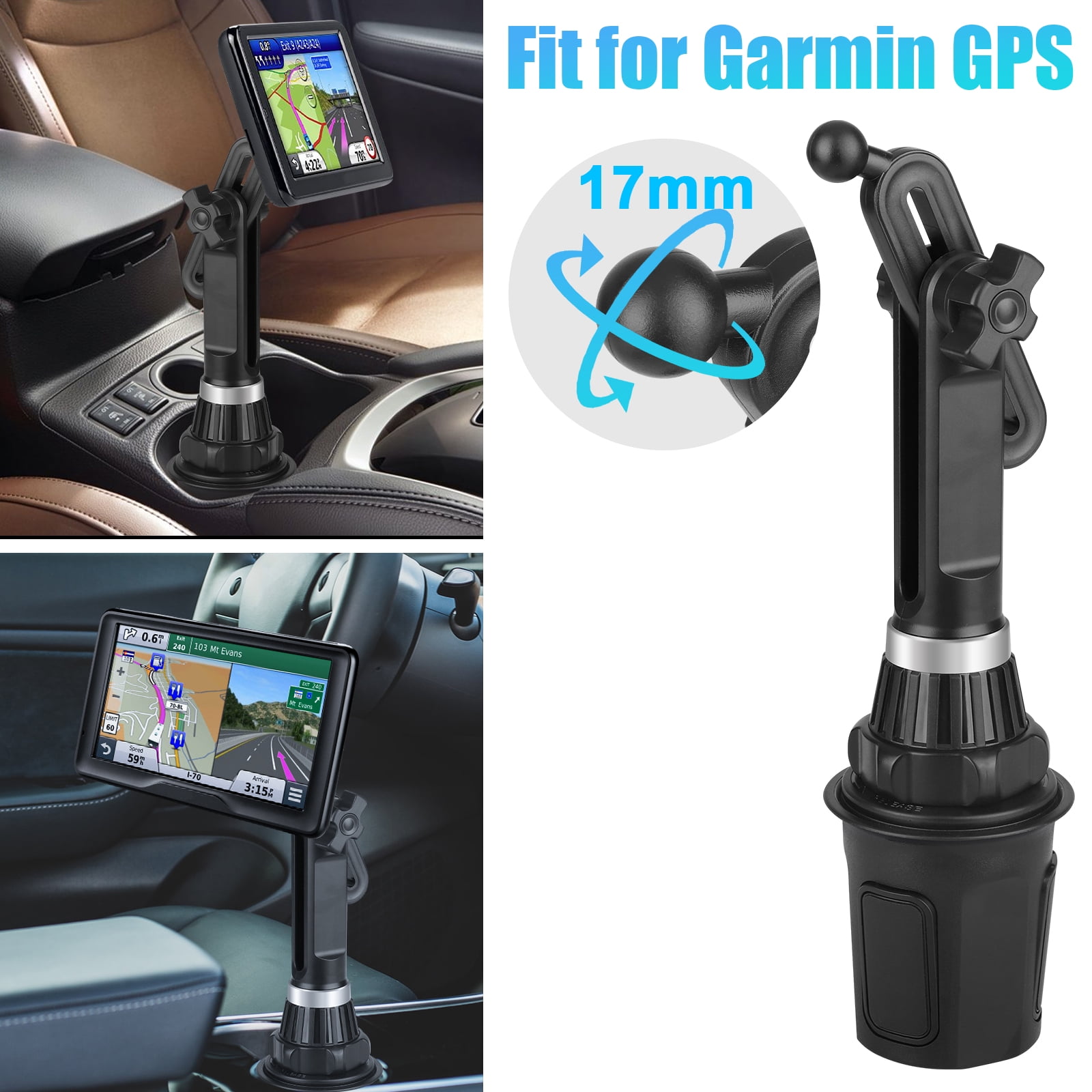 Cup Holder Garmin Nuvi Car Mount RAM Mount Garmin Nuvi 2457 2497