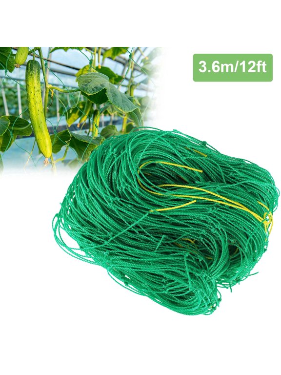 Trellis Netting for Climbing Plants, 12 x 6 ft Reusable Nylon Garden Support Net for Cucumbers, Tomatoes, Clematis and Vines