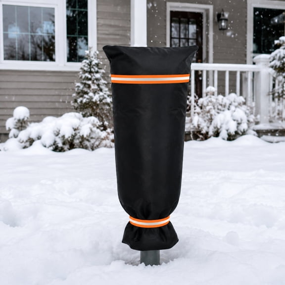 Lingsida Outdoor Faucet Cover for Winter, Waterproof Insulated Outside Spigot Freeze Protector, Reusable