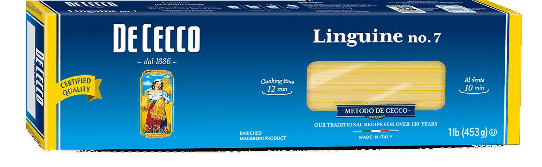 Linguine Pasta 7 (DE CECCO) 1 lb (453g)