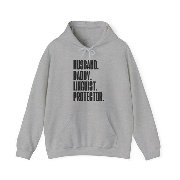 Linguist Dad Fathers Day Birthday Ideas Hoodie Gifts Hooded Sweatshirt