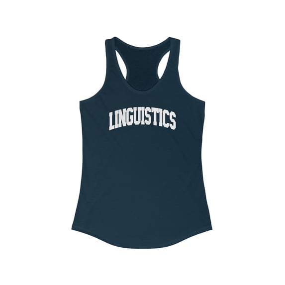 Linguistics Linguist Graduation Tank Top Gifts Shirt Womens Sleeveless
