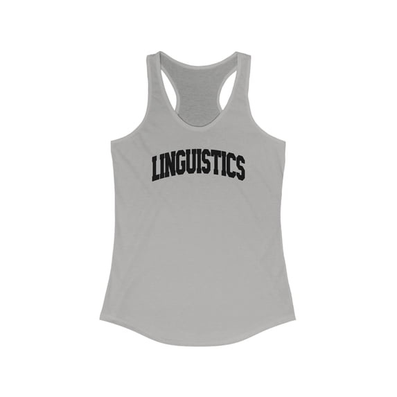 Linguistics Linguist Graduation Tank Top Gifts Shirt Womens Sleeveless