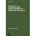thumbnail image 1 of Linguistische Arbeiten Mehrdeutige Wortformen im heutigen Deutsch, Book 24, (Hardcover), 1 of 1