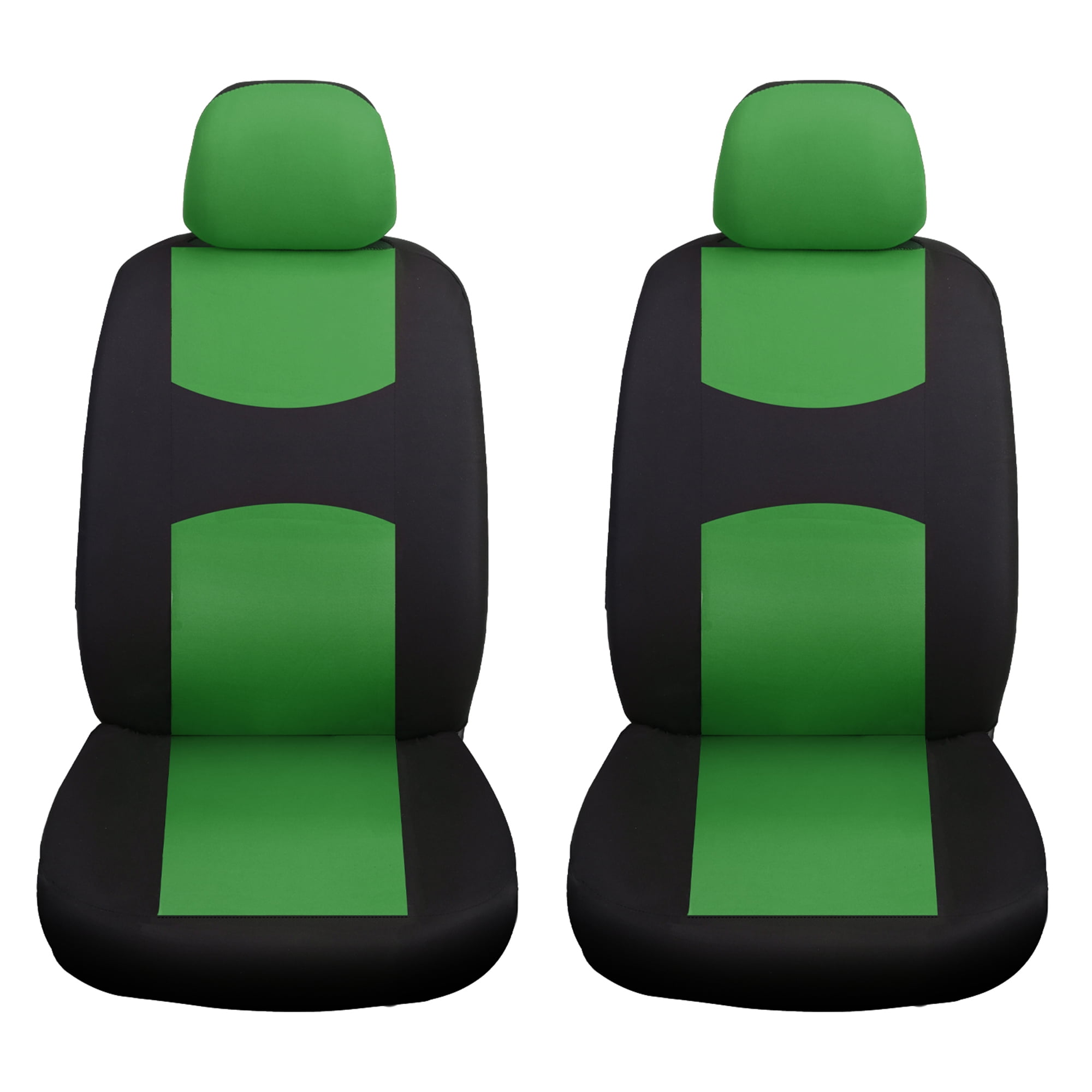 LINGVIDO Universal Set of Car Seat Covers,2 Seat Color Block Breathable