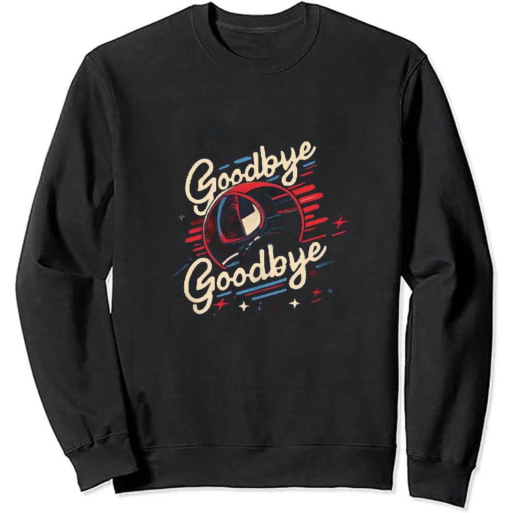 Lingy Goodbye 2023 Hello 2024 Groovy vintage New Years Eve Pullover ...