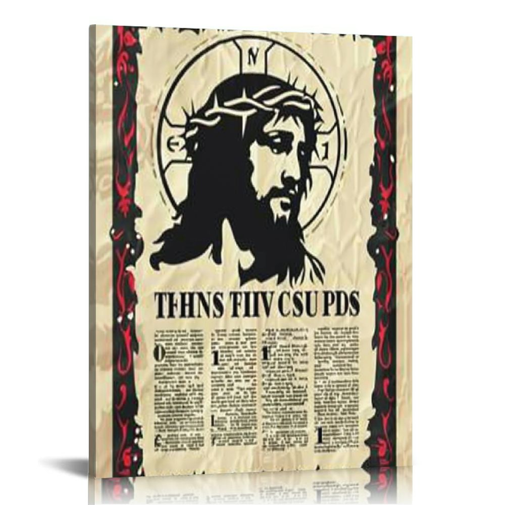 Lingy Jesus quotes wall art Framed Wall Hanging Picture Wall Art